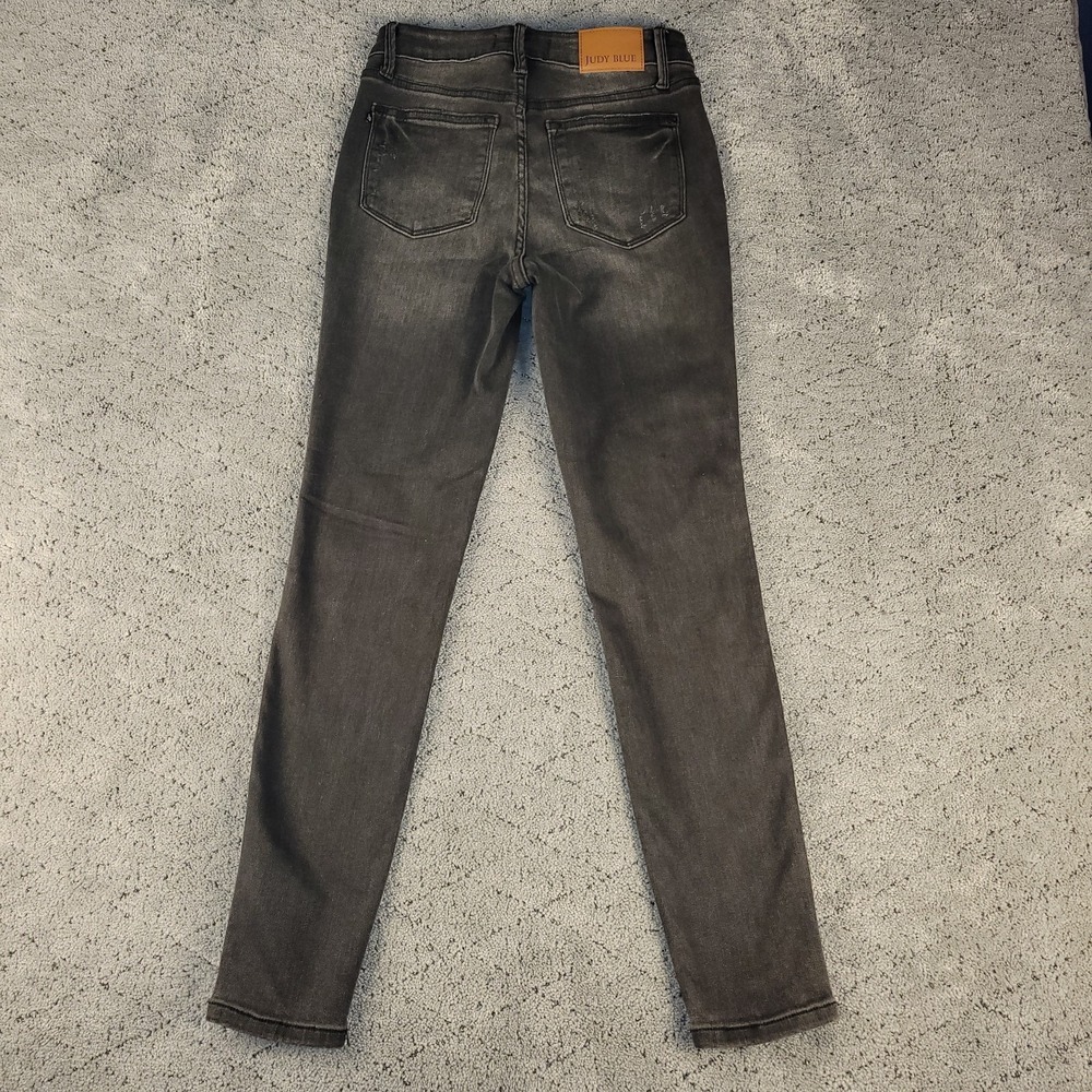 Judy Blue Jeans Womens‎ 5/27 Black Tummy Control Skinny Fit Slimming Stretch - Picture 2 of 6